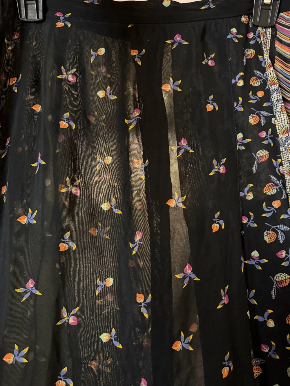 N/A colorful #floral striped